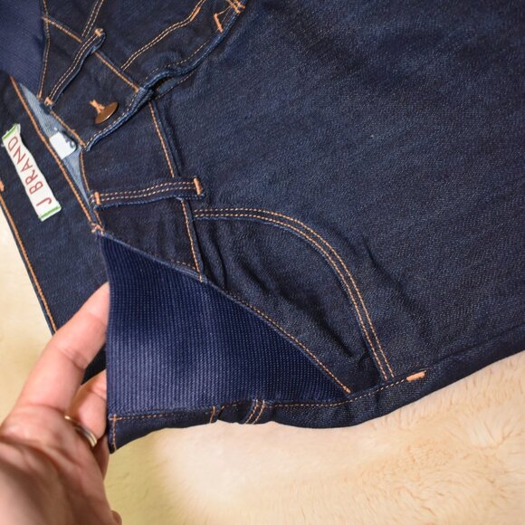 J Brand Mama J Maternity Jeans 26 Dark Blue Flare Bootcut Stretch Waist - Picture 7 of 13